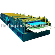 Double roof forming machine